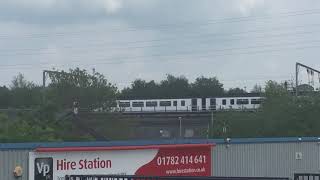 East Midlands Railway Approaching Stoke On Trent Station Monday 4Th May 2020