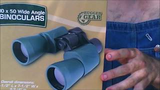 rugged gear 10 x 50 wide angle binoculars