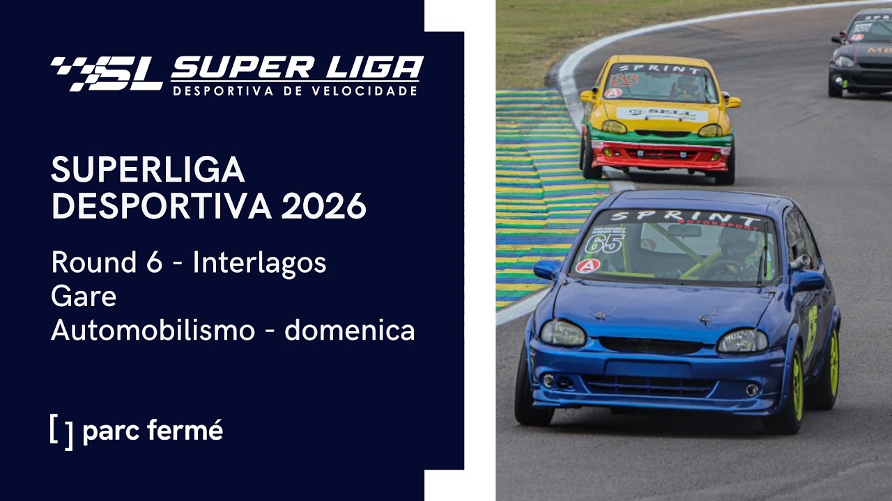 Superliga Desportiva 2026 | Round 6: Interlagos – Gare – domenica