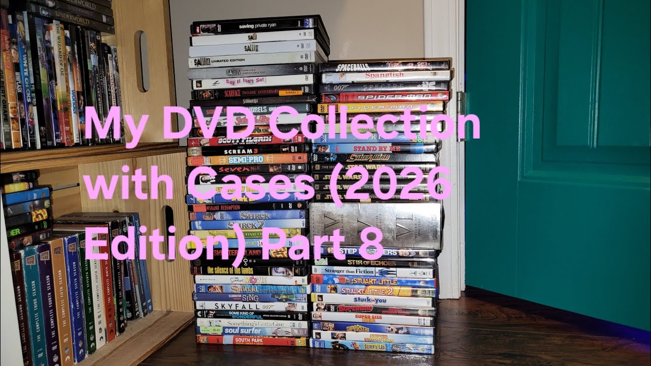 My DVD Collection with Cases (2026 Edition) Part 8