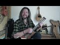 Greensleeves on 8 string ukulele in renaissance guitar tuning