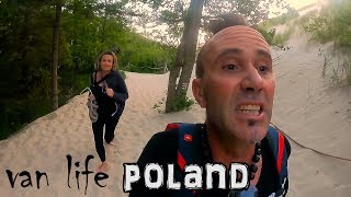 SLOWINSKI NATIONAL PARK (Sand dunes ) POLAND - VAN LIFE
