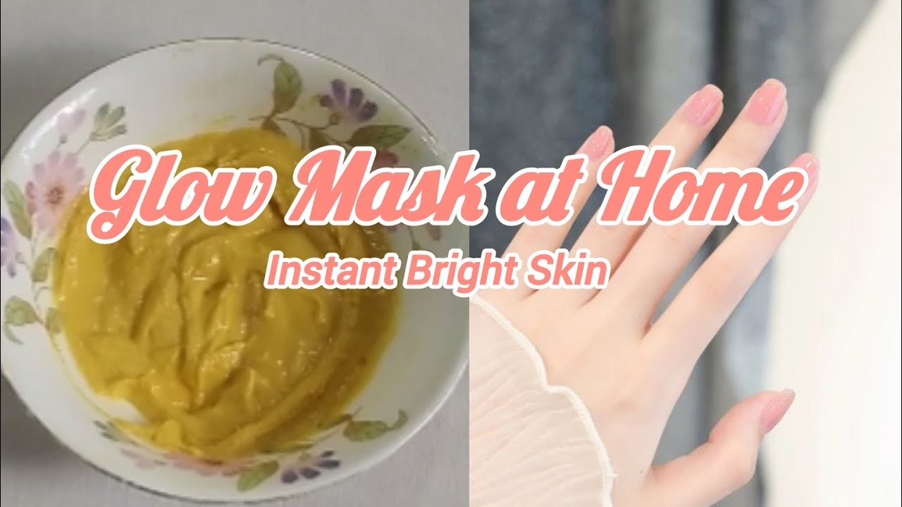 "DIY Natural Glow Mask✨| Homemade Remedy"
