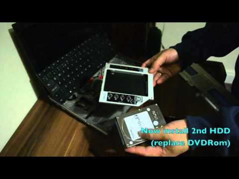 Install SSD and 2nd HDD into Sony Vaio SZ