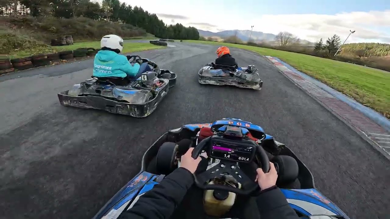 Karting Olaberria THE BEST Carrera 1 Sufriendo con el poco agarre Clasificación P3 Carrera P6