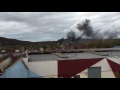 Ref:CXfEMASAlEU Un incendie � saint aubin les elbeuf apr�s deux explosions (vid�o de jason maxx)
