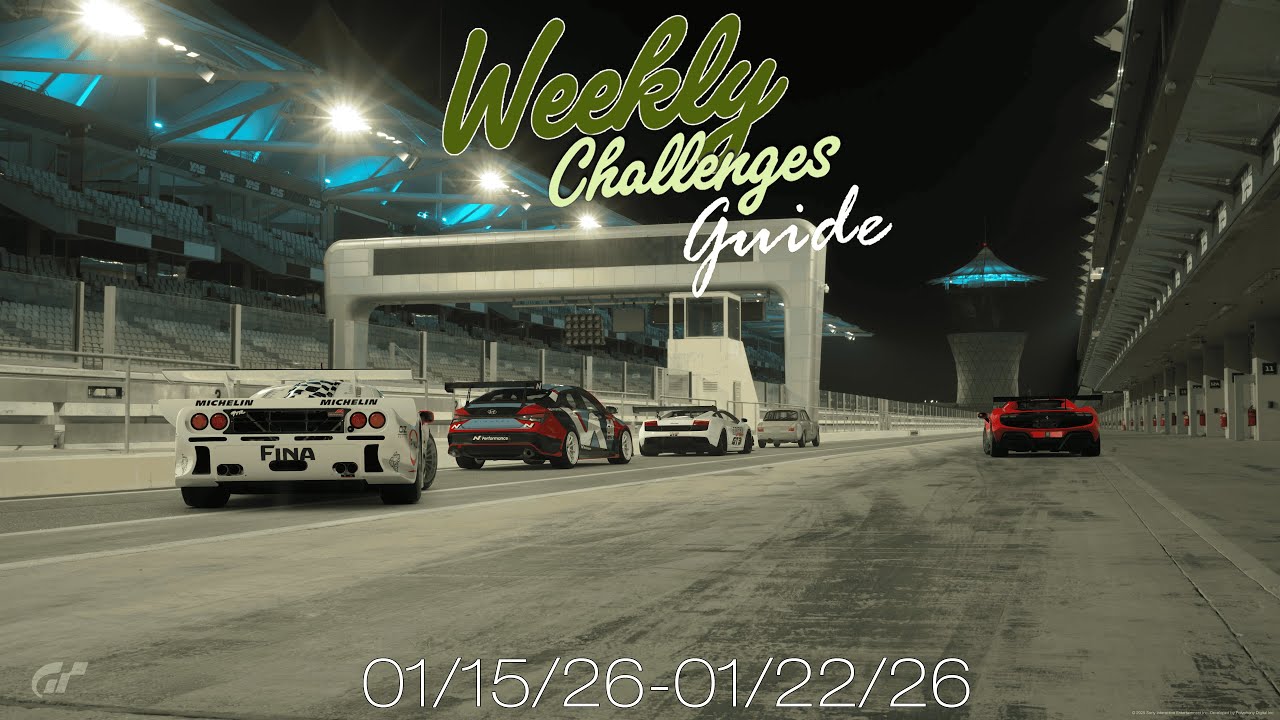 Weekly Challenges Guide (January 15th - January 22nd)