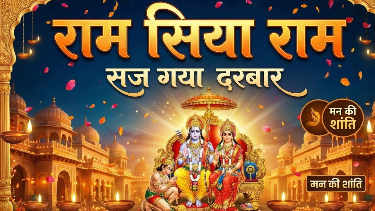 Ram Siya Ram | Morning Bhajan to Remove Negativity | Saj Gaya Darbaar 