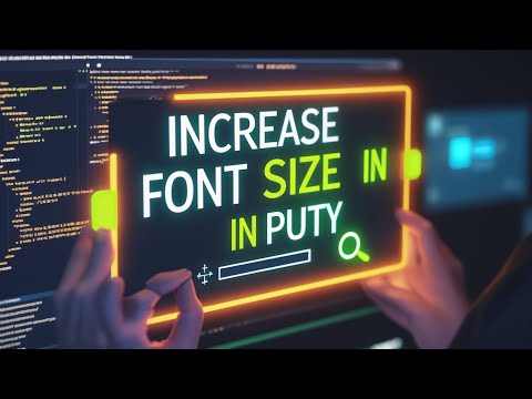???? How to Increase Font Size in PuTTY | Quick & Easy Guide