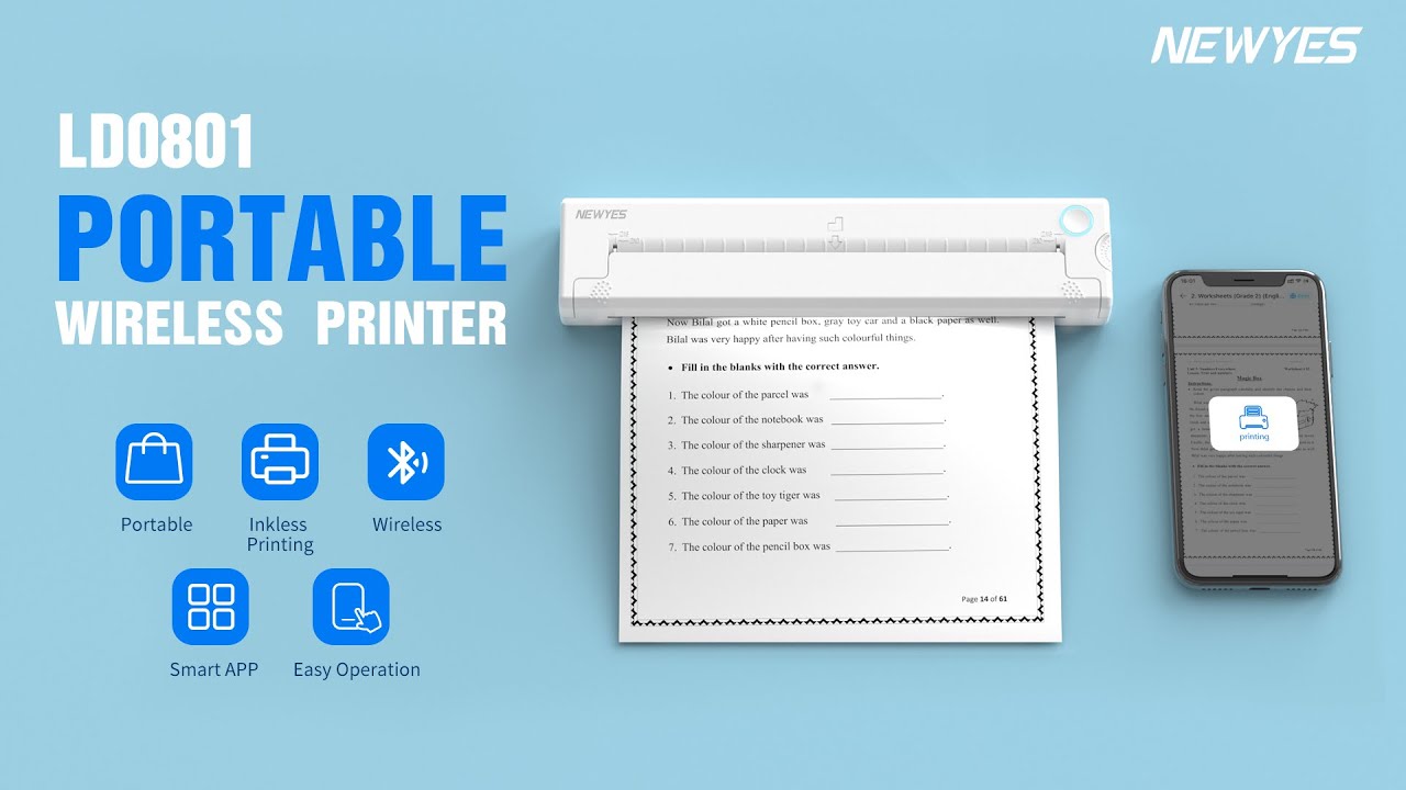 This portable thermal printer doesn't need ink, and it's only $179.99