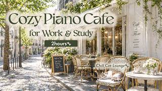Cozy Piano Cafe 🎹 | 2hours Relaxing Jazz for Work & Study BGM 집중력 향상 screenshot 3