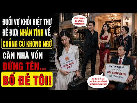 Đuổi Vợ Khỏi Biệt Thự Để Đưa Nhân Tình Về, Chồng Cũ Không Ngờ Căn Nhà Vốn Đứng Tên... Bố Đẻ Tôi!