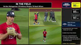 Noah Wilson Takes Outfield Reps at the 2026 MLB Draft Combine!