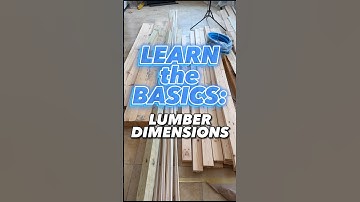 Construction Basics: Lumber dimensions explained #2x4 #howto #diy #didyouknowfacts #renovations #fyp