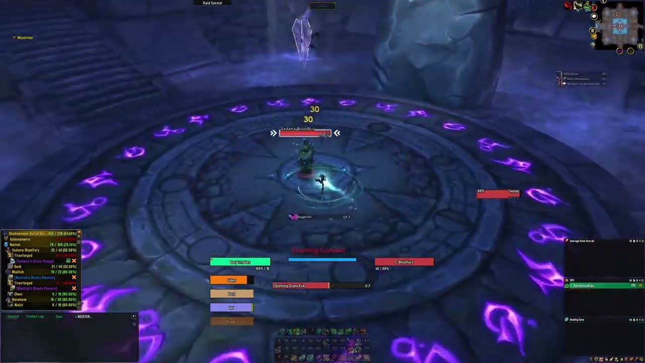 Level 10 Mistweaver Monk Shadowmoon Burial Grounds Boost / Cleared in 4 minutes 47 seconds