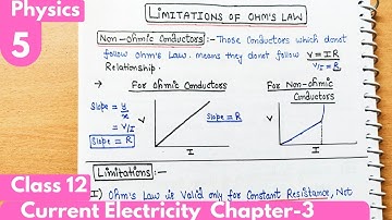 5) Limitations of Ohm