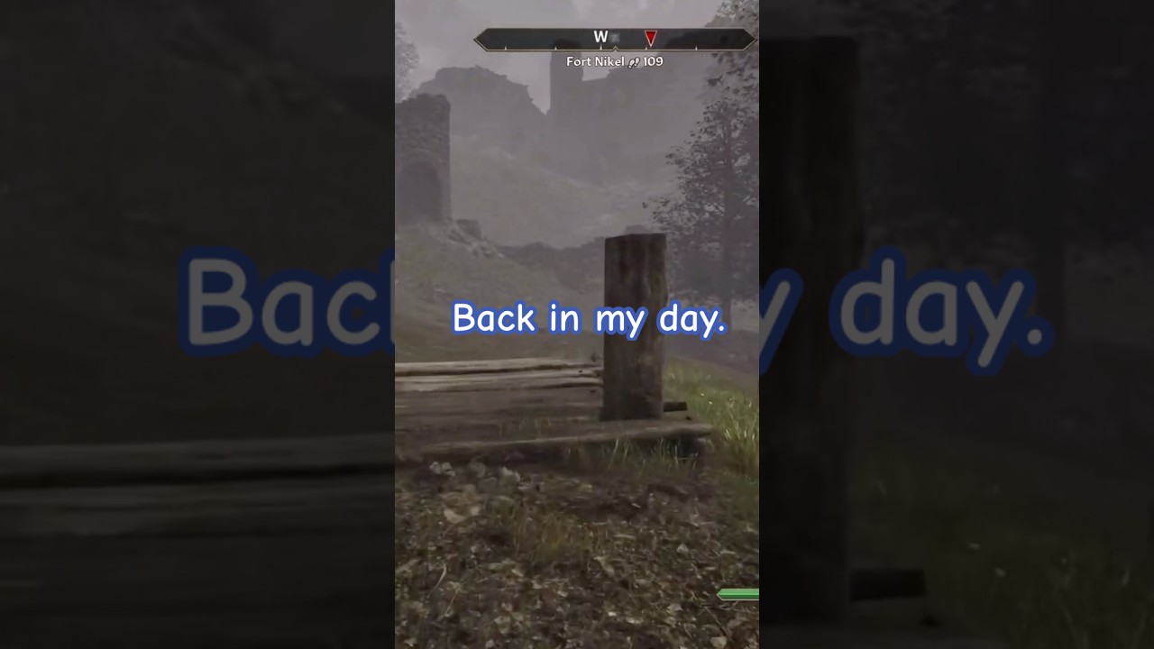 *old lady voice* Back in my day they didn’t have fast trace and quest markers 