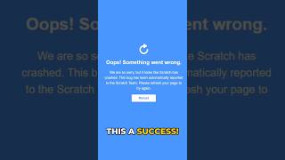 Scratch Blue Screen Of Death