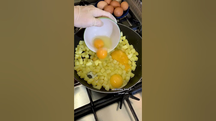 مفركة البطاطا بالبيض بطريقة سهله