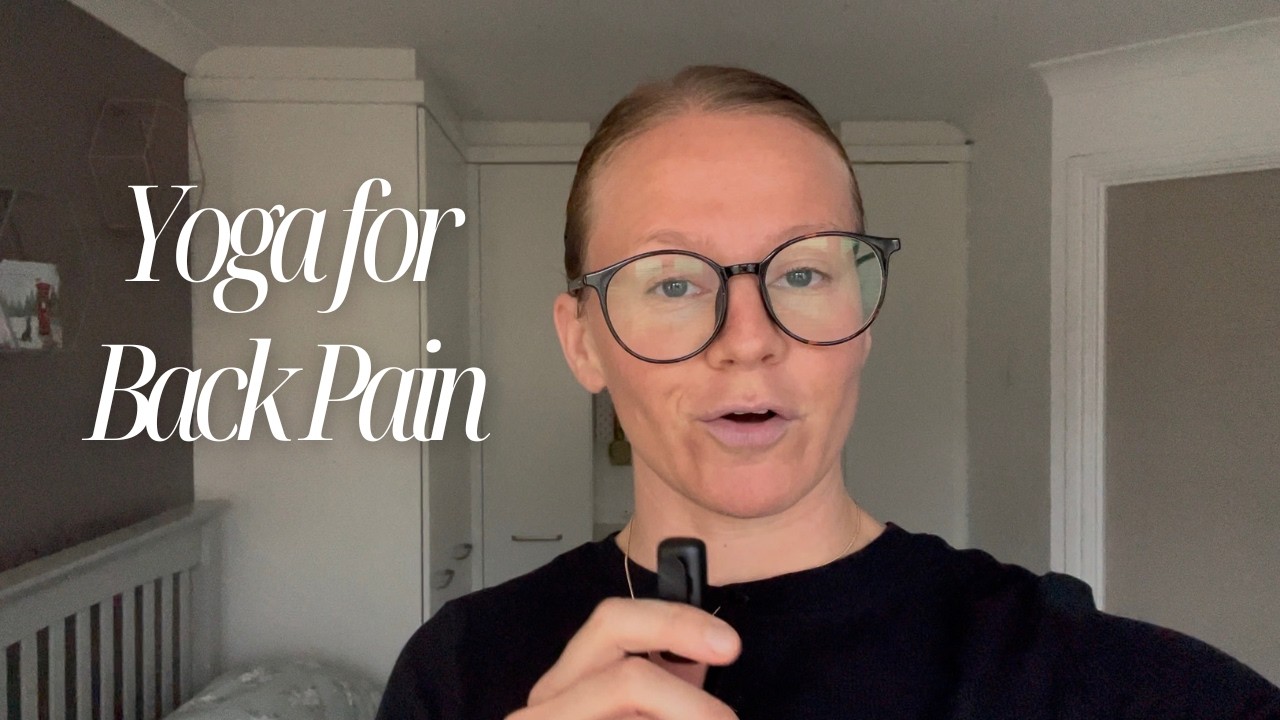 10-min yoga for back pain. release back tension