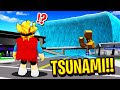 We Survived a TSUNAMI in Roblox BROOKHAVEN RP!!