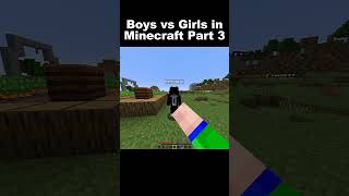 Boys Vs Girls Minecraft Meme  rodieeno