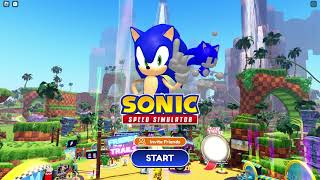 Sonic Speed Simulator Reborn [2 Years] - Grind Shoe Sonic Gameplay.