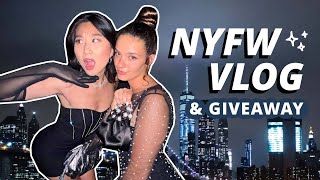 the girls take NYC | NEW YORK FASHION WEEK VLOG plus giveaway by VIVACIOUSHONEY 33,437 views 7 months ago 17 minutes