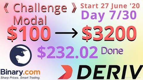 $100 to $3200 Challenge | $232.02 Done | start 27 june 