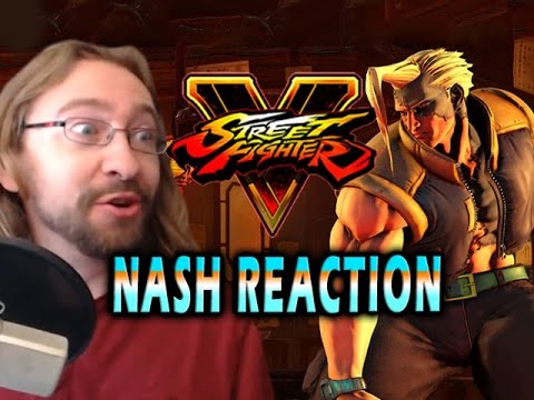 MAX REACTS: Nash & Bison – Street Fighter 5 Trailer