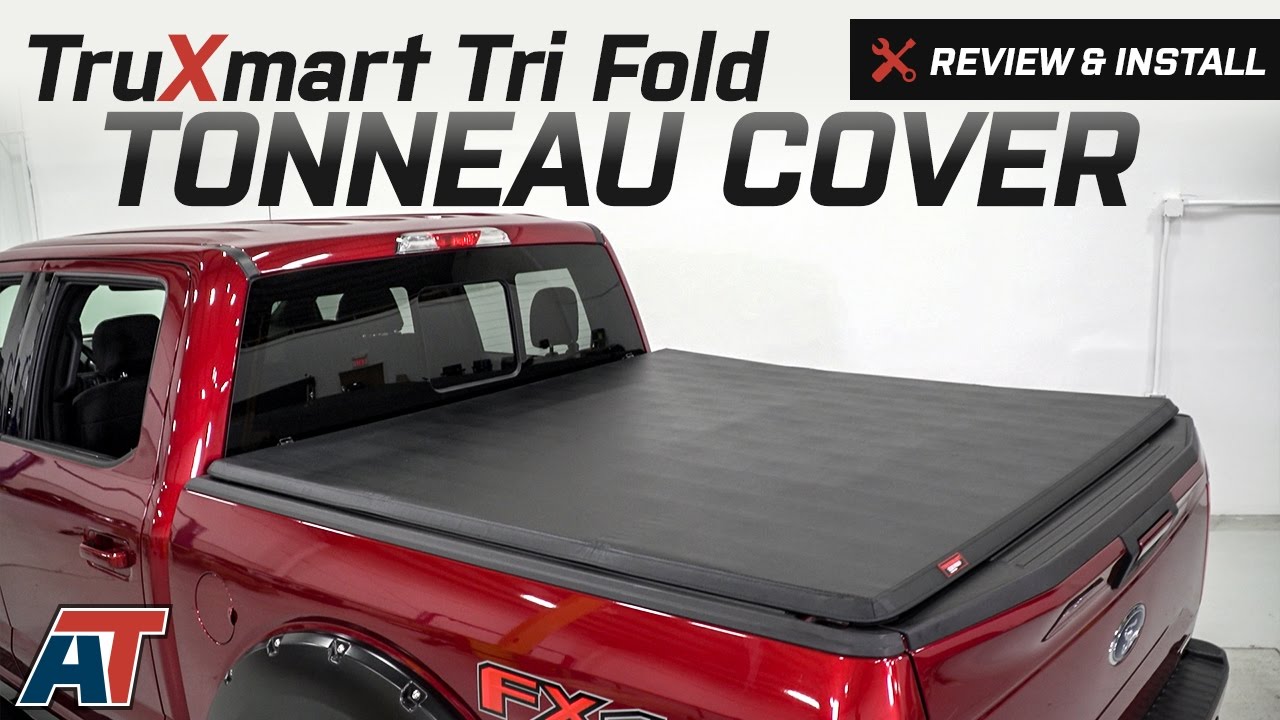 2015 2017 F150 Truxmart Tri Fold Tonneau Cover Review Install Youtube