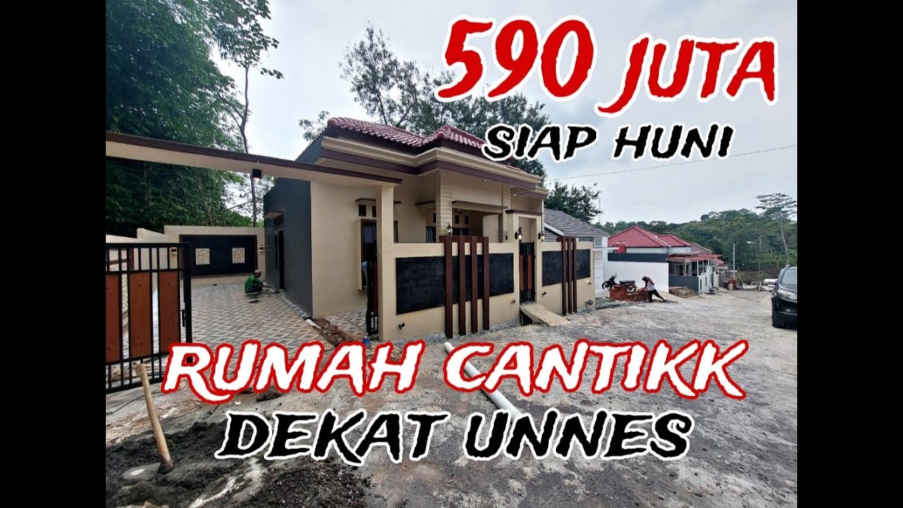 RUMAH CANTIK DEKAT KAMPUS UNNES SEMARANG 500 JUTAAN SIAP HUNI