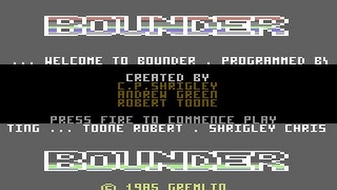 Bounder Review for the Commodore 64 by John Gage