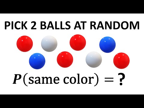 Video: Jaká je pravděpodobnost výběru červené nebo modré kuličky?
