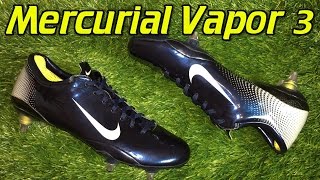 Ga naar het circuit Incarijk komen Nike Mercurial Vapor 3 Obsidian Blue/Metallic Platinum - Retro Review + On  Feet - YouTube