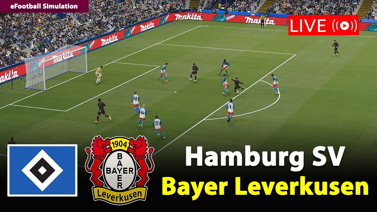 🔴Hamburg SV gegen Bayer Leverkusen | Bundesliga 2025/26 | eFootball PES21 Simulation