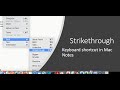 [SOLVED] Where is strikethrough Option in Mac Notes | How to add a shortcut