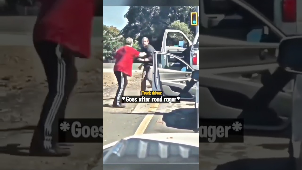 When You Road Rage The Wrong Truck Driver