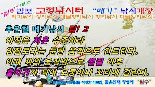 20210228 김포 고정낚시터 물낚시 메기낚시 개장 후 메기낚시 배우기 1 초보가이드 - 두바늘채비, 가지채비