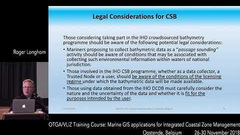 Marine GIS Application and ICZM - MSDI exercises