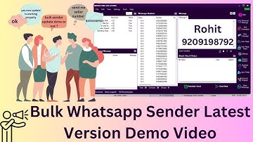 Marketing Solutions Bulk whatsapp Sender Demo Video  _Easy To Use Software  contact no:  9209198792