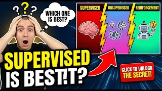 Supervised vs Unsupervised vs Reinforcement: Which One is BEST?| introduction to machine learning