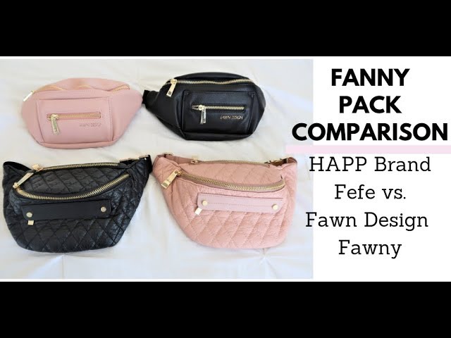 Fanny pack comparison- HAPP Brand Fefe vs Fawn Design Fawny 
