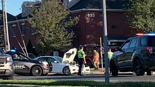 Lacey Township Police Lacey Township Ems and Forked River FD On Scene of a Three Car MVA