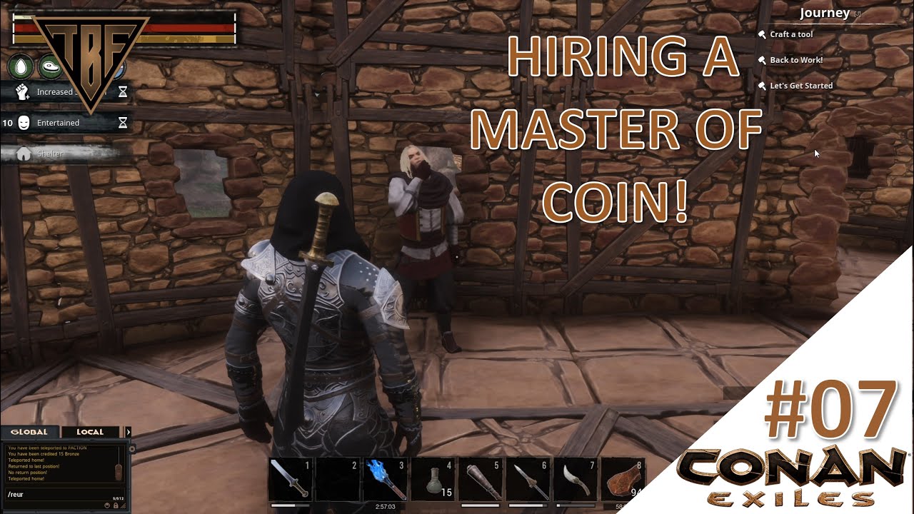 Master of Coin and finding Dogs! Age of Calamitous E07 Conan Exiles
