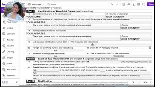 How to fill in W8-BEN tax form [NEWEST] | workwithsydney