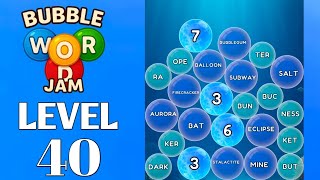 Bubble Word Jam Level 40 Full Walkthrough Solution screenshot 5