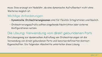 Wie man BizTalk Orchestrierungen dynamisch aufruft