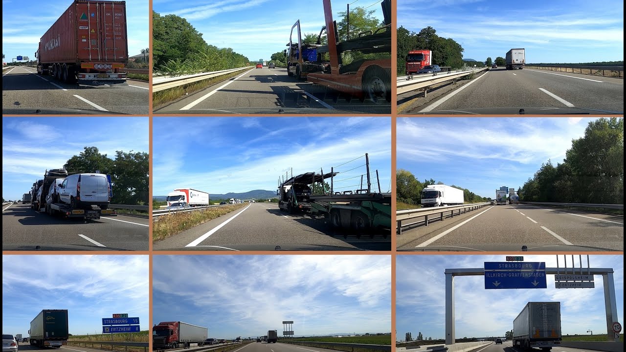 Sur l’A35 entre Mulhouse et Strasbourg, 117 PL doublés.