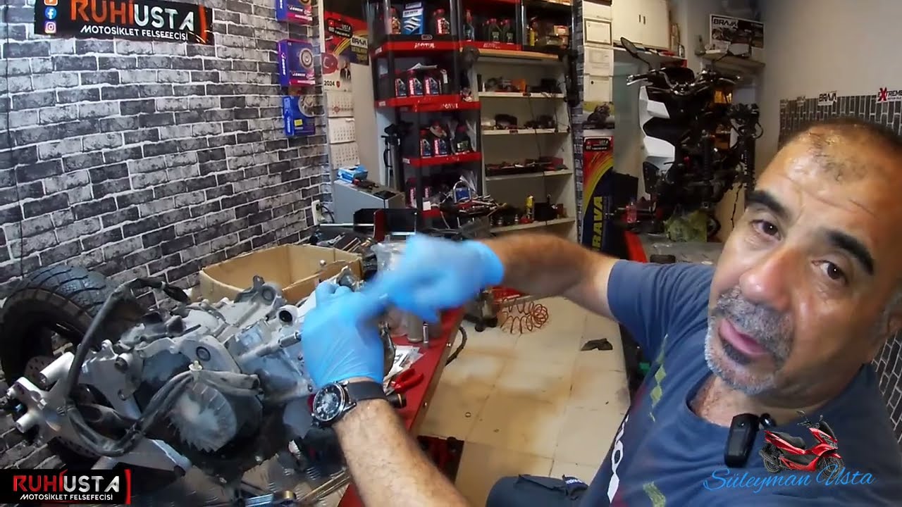 SONKASA PCX ABS MOTOR REVİZYONU ARKA FREN DİSK ÇALIŞMALARI BEKLENEN VİDEO